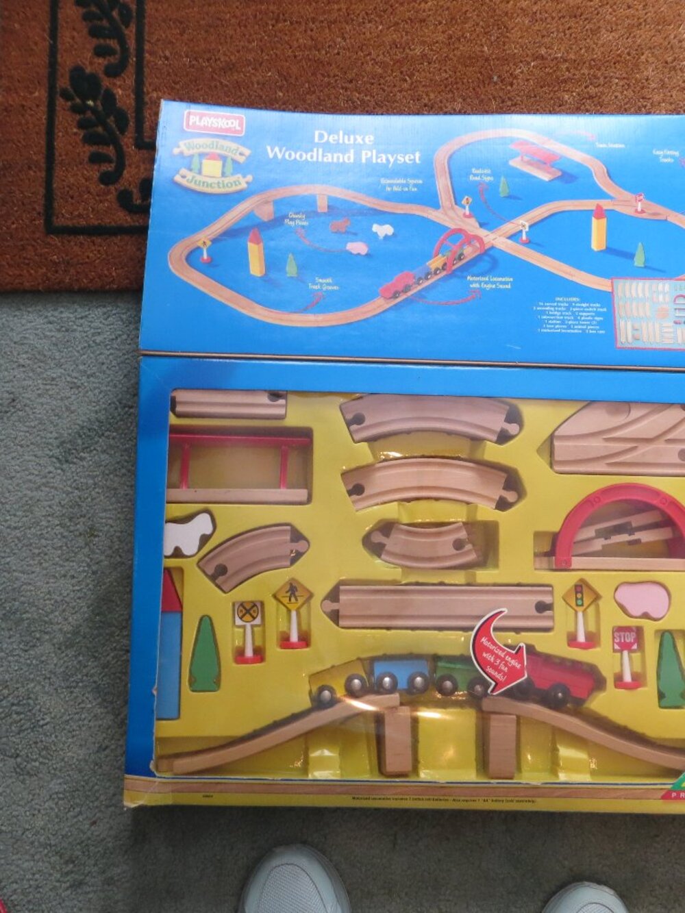 Vintage Deluxe Playskool Woodland Train Set